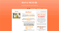 Desktop Screenshot of hawaiimusubi.com